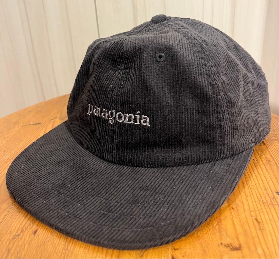 新品 Patagonia パタゴニア コーデュロイ ブラック 黒 キャップ
