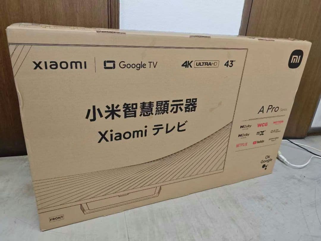 (テ56）新品Xiaomi テレビ 43インチ A Pro 4K