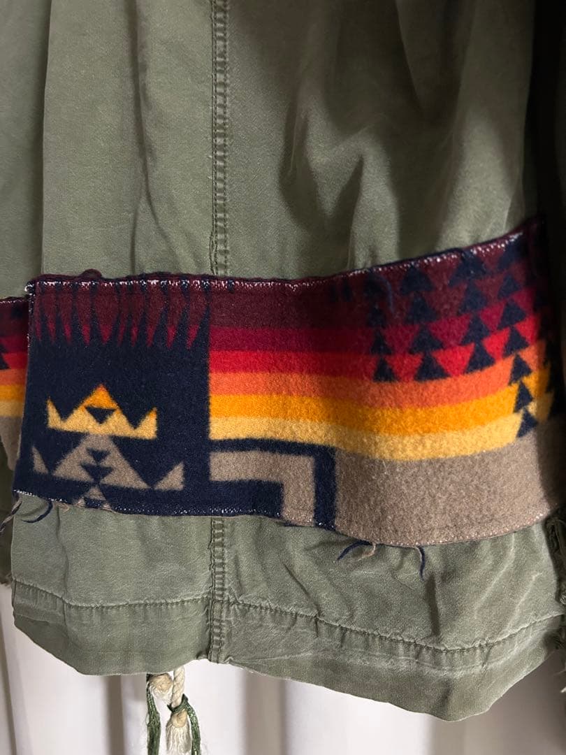 【最終値下】GREG LAUREN 再構築 デニム切替 キモノジャケット 3