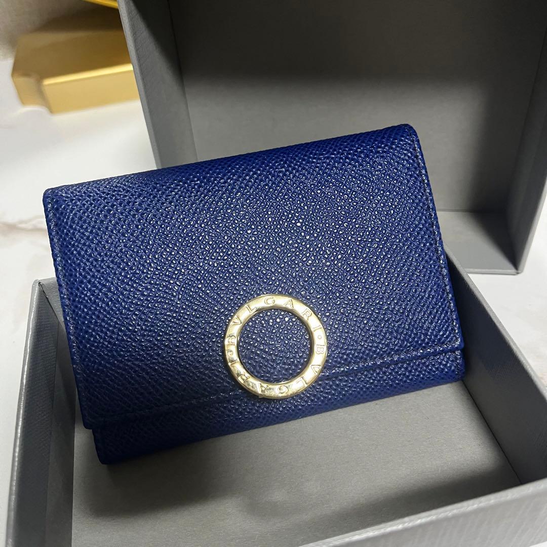 BVLGARI 名刺入れ ネイビー