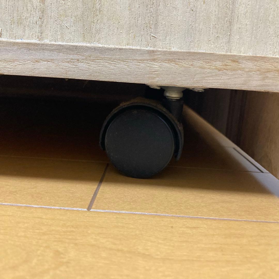 着物用桐チェスト　着物用タンス　6段　ナチュラル　キャスター付き