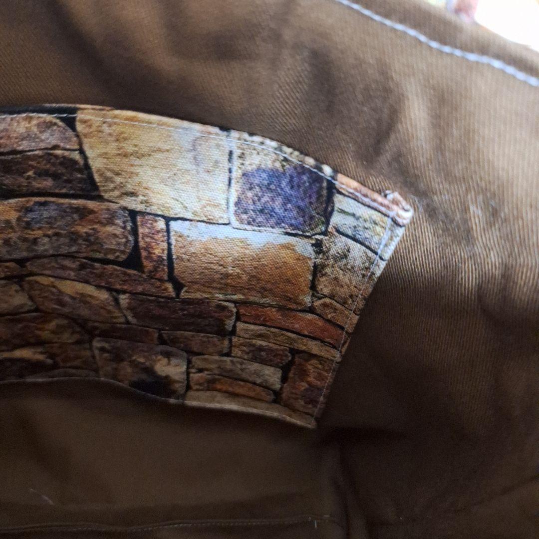 激レアねこパネル生地　ハンドメイド　ミニバック　ポーチ