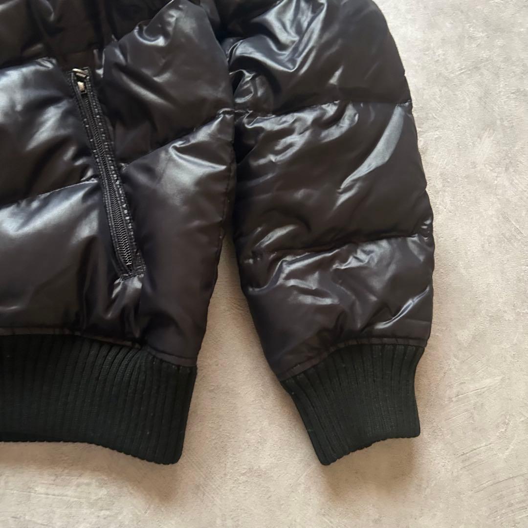 ジャケット・アウター uniqlo grunge hood fur down jacket navy