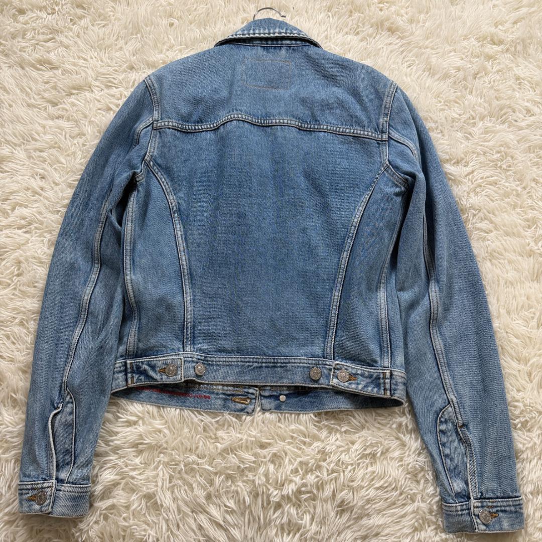 極美品 DIESEL D-BARCY Dロゴ デニムジャケット クロップド S