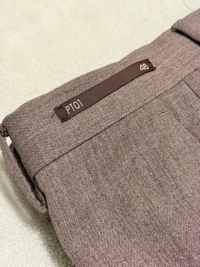 美品 4.2万 PT01 トラベラー EVOFIT ノープリーツスラックス 46