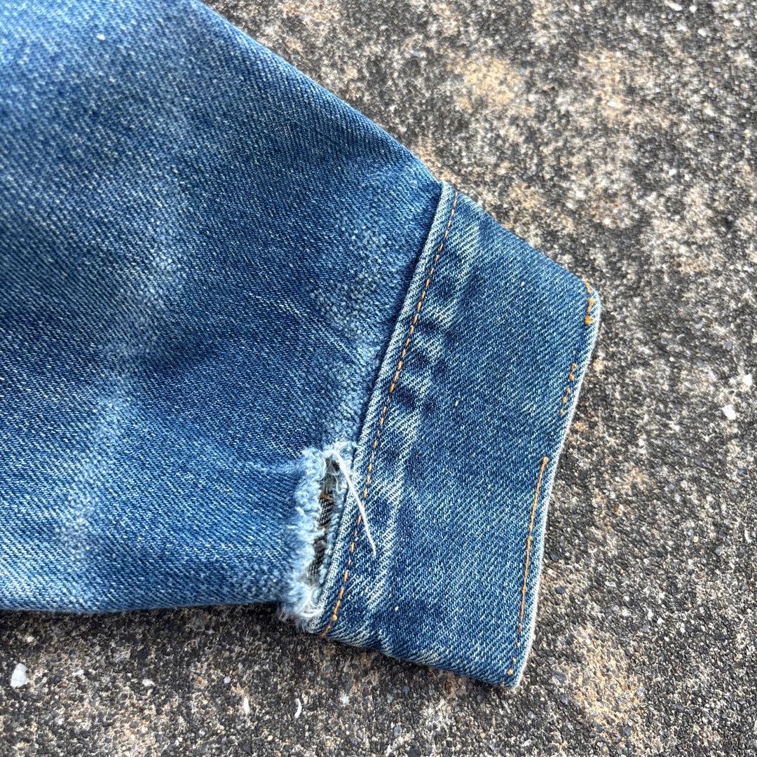 60s LEVI'S 70505 BIGE 4th デニム ジャケット 極東