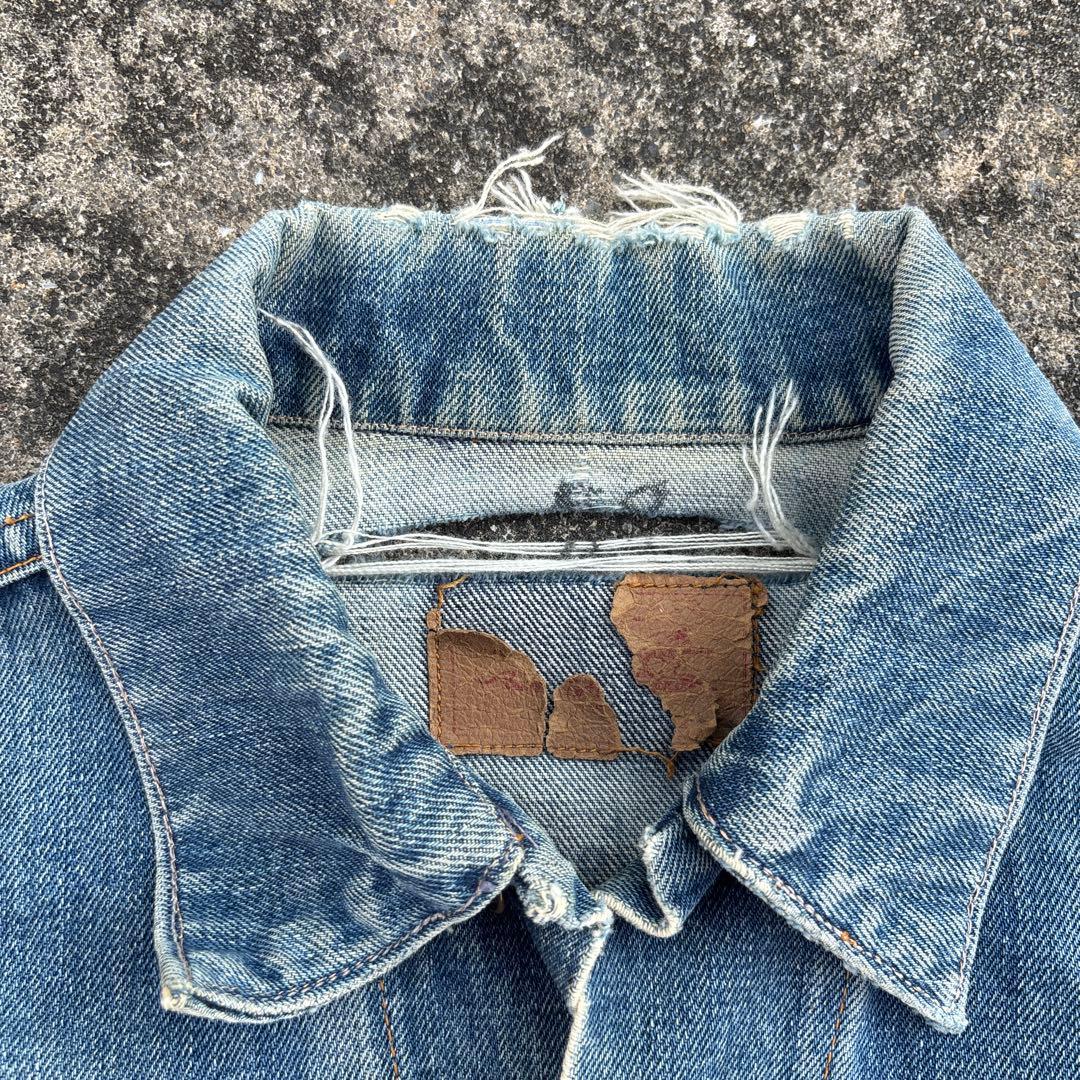 60s LEVI'S 70505 BIGE 4th デニム ジャケット 極東