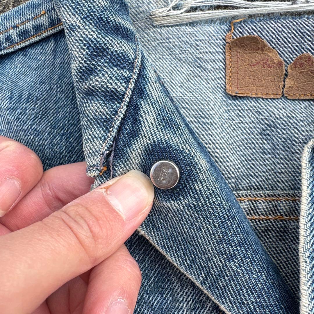 60s LEVI'S 70505 BIGE 4th デニム ジャケット 極東
