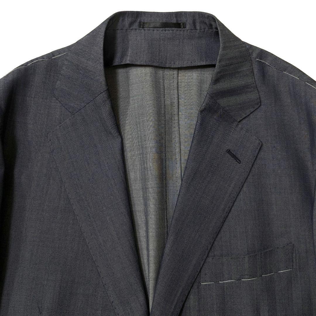 超高級約8万★未使用★TOMORROWLAND　シャンブレーテーラードジャケット