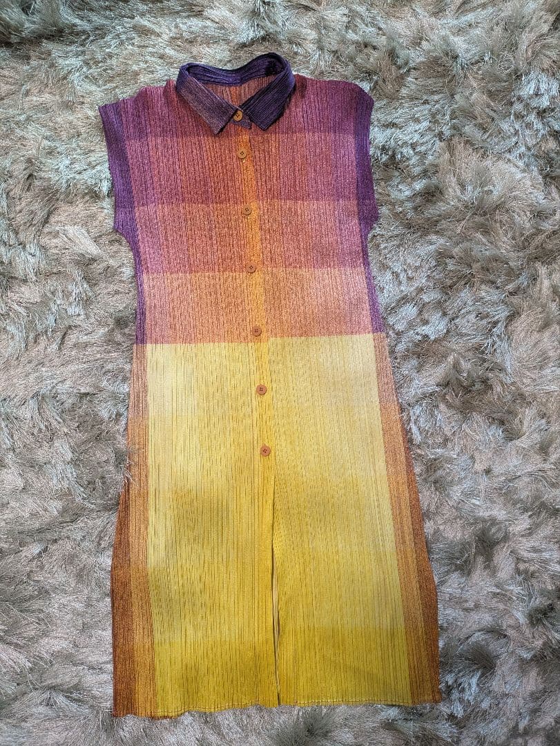 プリーツプリーズ　PHOTON シャツチュニック