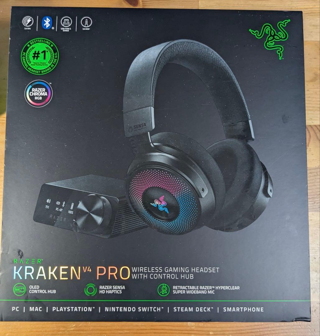 ヘッドホン Razer Kraken V4 Pro RZ04-05160100-R3M1