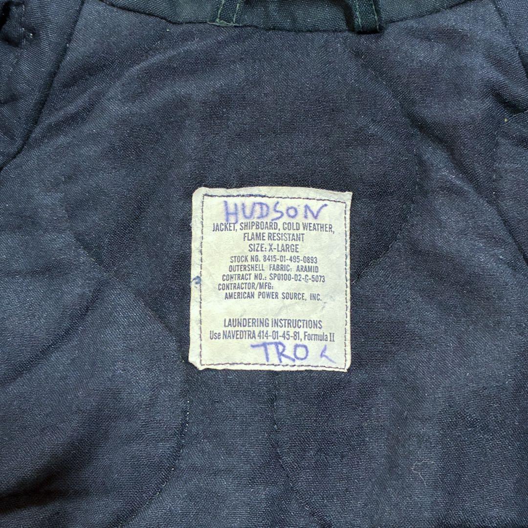 米軍 シップボード コールドウェザージャケット XL アラミド ネイビー