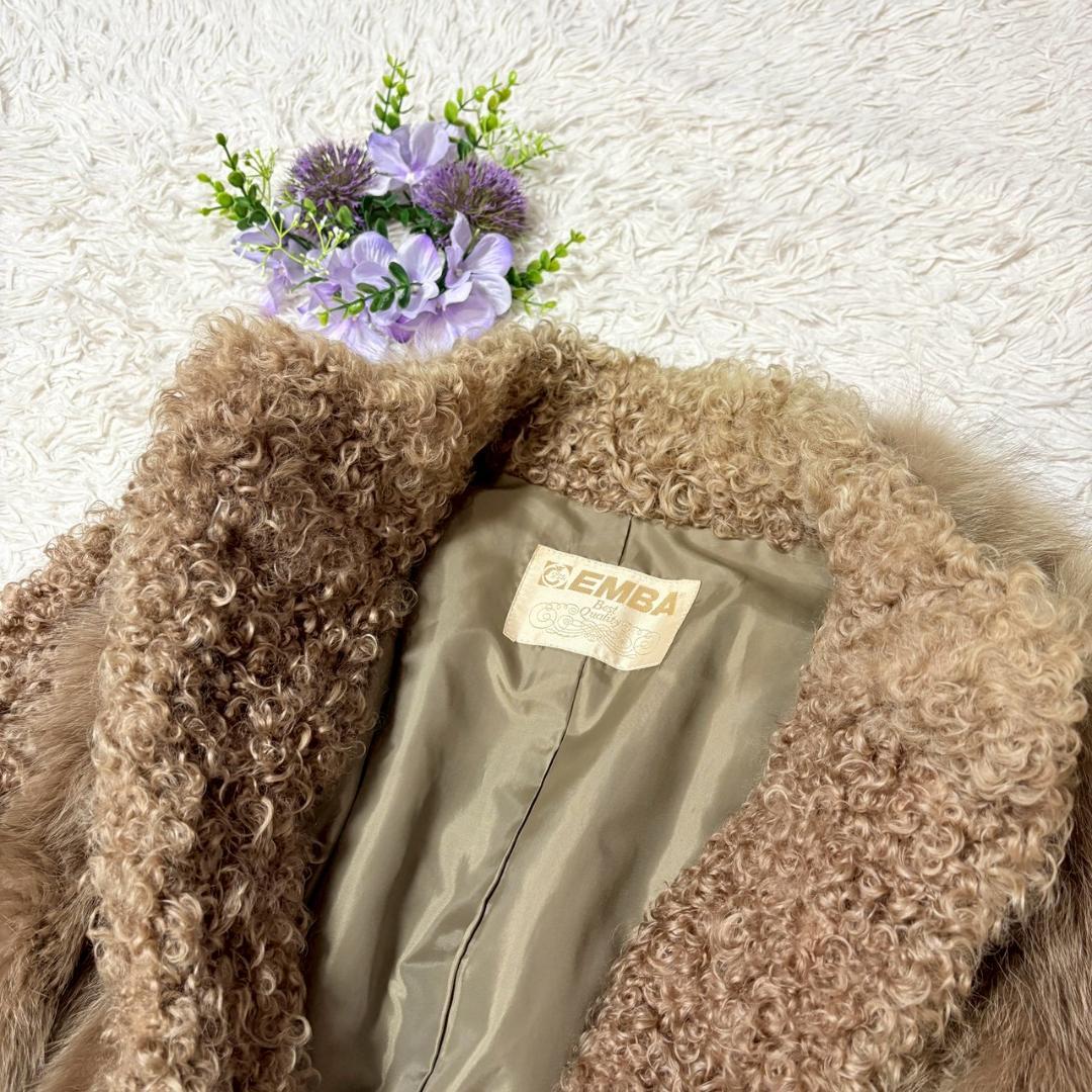 EMBA 　エンバ　ラムファー　×　フォックスファー　ジャケット　アウター