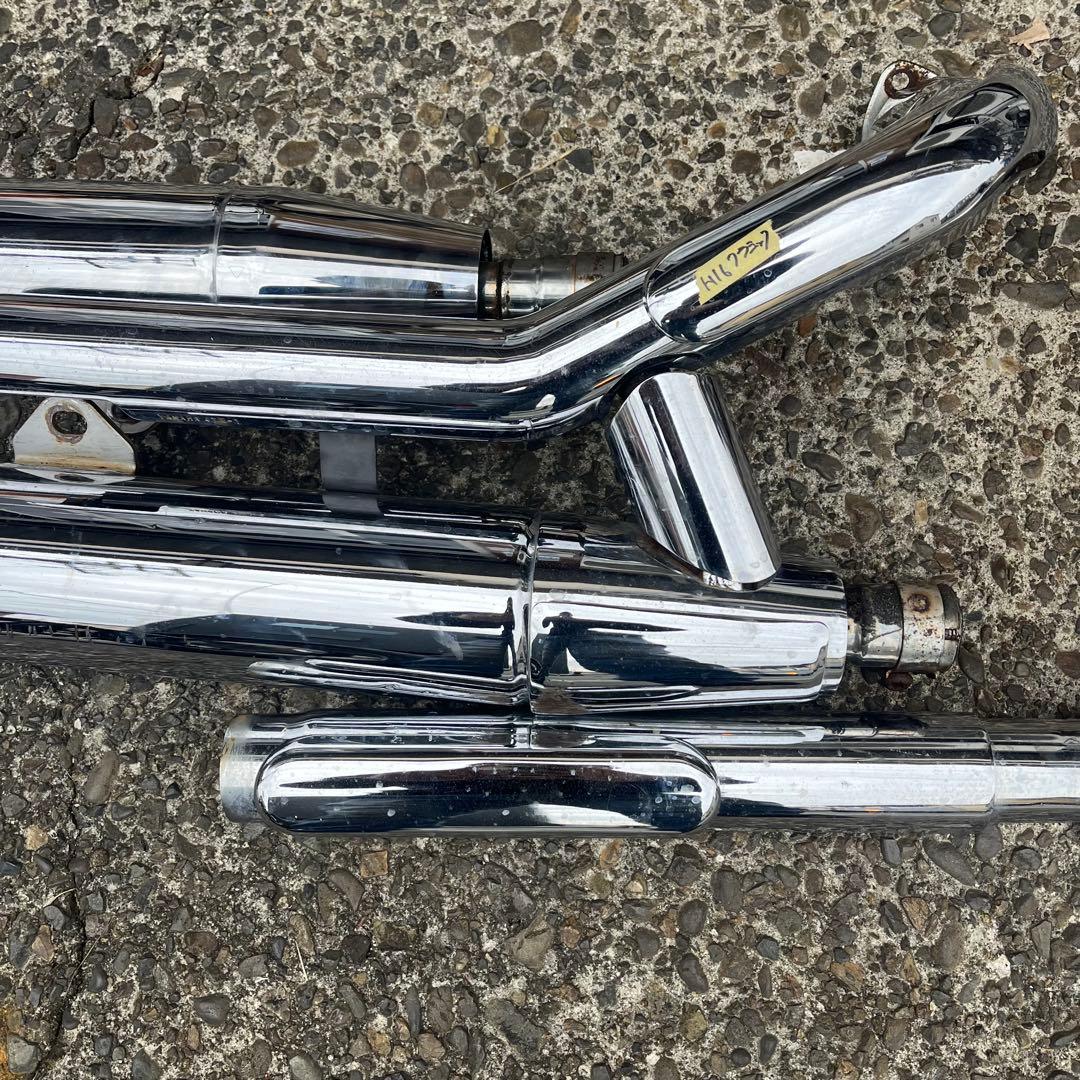 ドラッグスター400クラシック取り外し　純正マフラー　車検用　中古