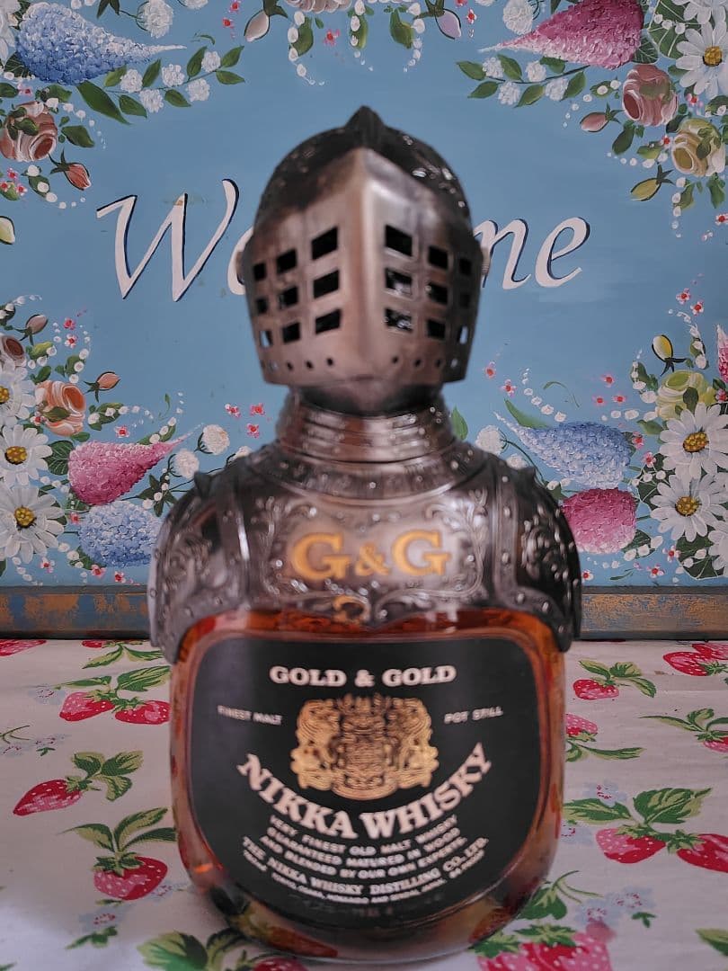 【未開封】ニッカウヰスキー G&G　白瓶　西洋騎士　終売品　760ml カブト