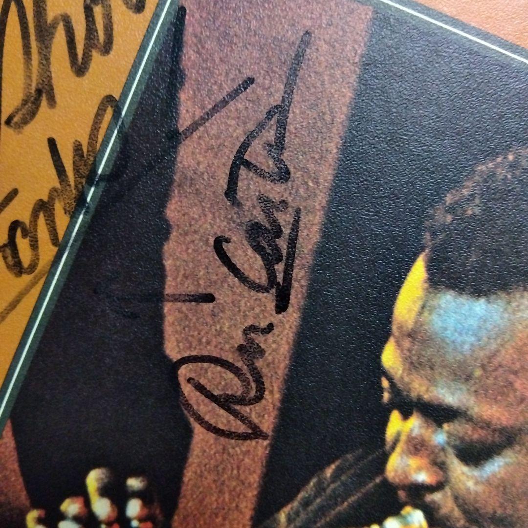 【mynameis2021】Miles Davis 他サイン入りLP。