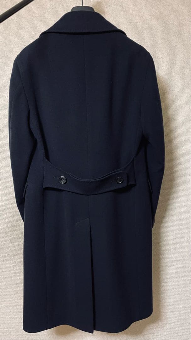 TAGLIATORE / RICH ウール ネイビー ダブルブレストコート 42