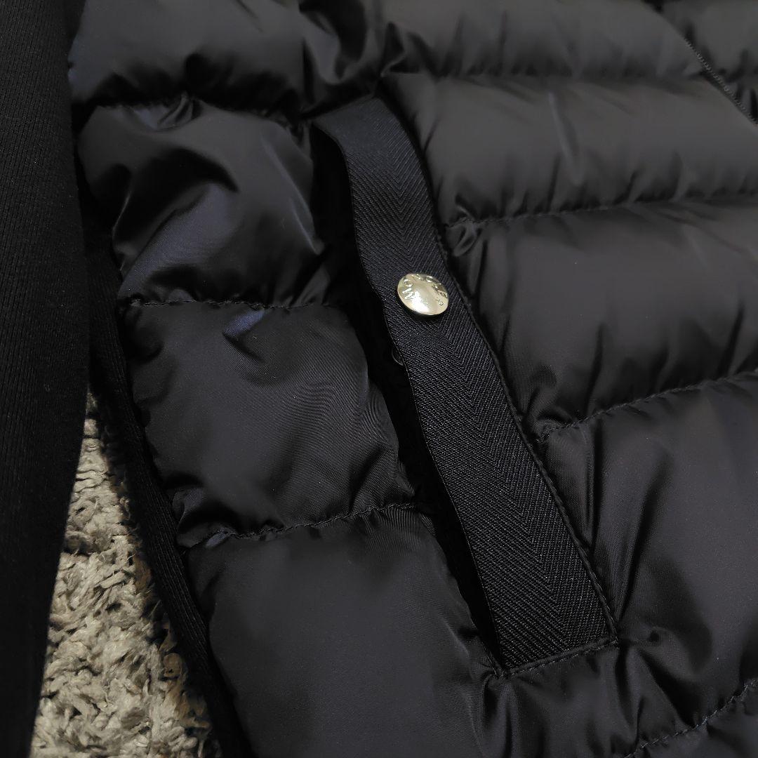 モンクレール Maglia ダウンカーディガン ハイネック ネイビー XL 良品