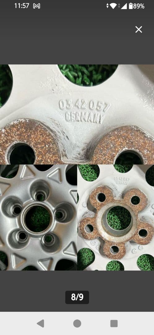 VW 6R ポロ　POLO 15インチ　スタッドレス　BBS ホイール　4本