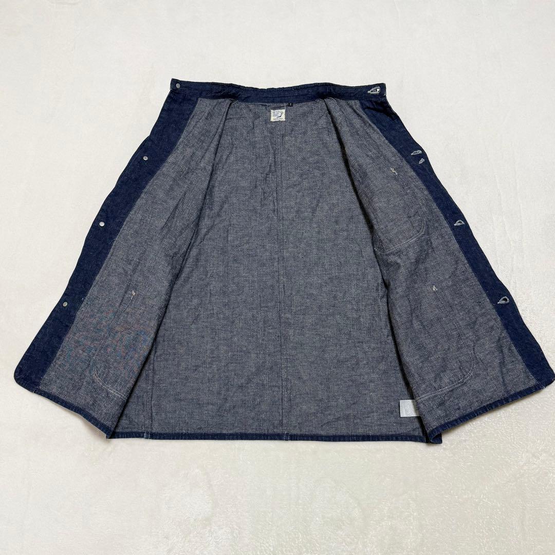 【美品】オアスロウ 40s カバーオール デニムジャケット 月桂樹 大戦