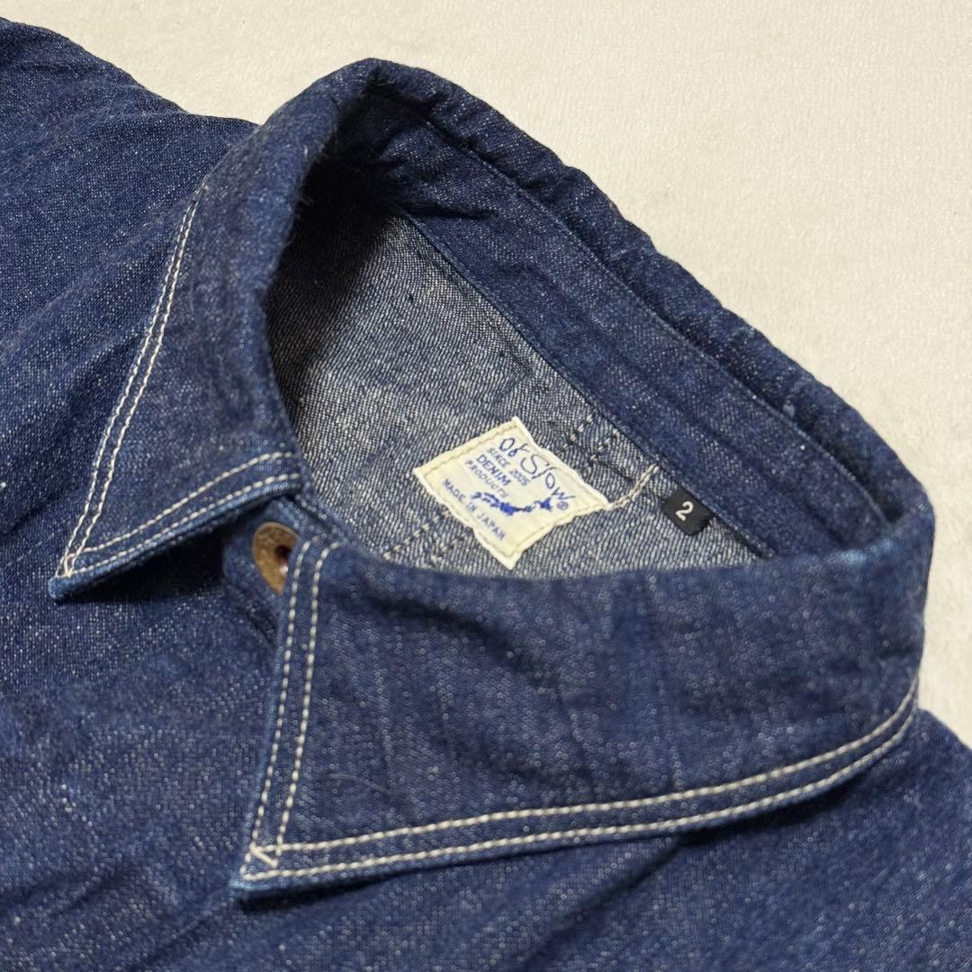 【美品】オアスロウ 40s カバーオール デニムジャケット 月桂樹 大戦