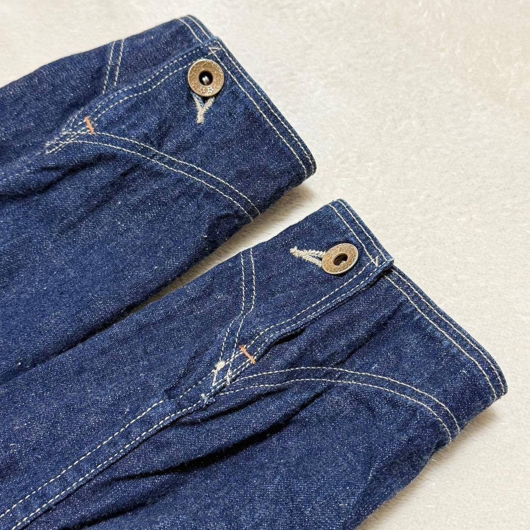 【美品】オアスロウ 40s カバーオール デニムジャケット 月桂樹 大戦