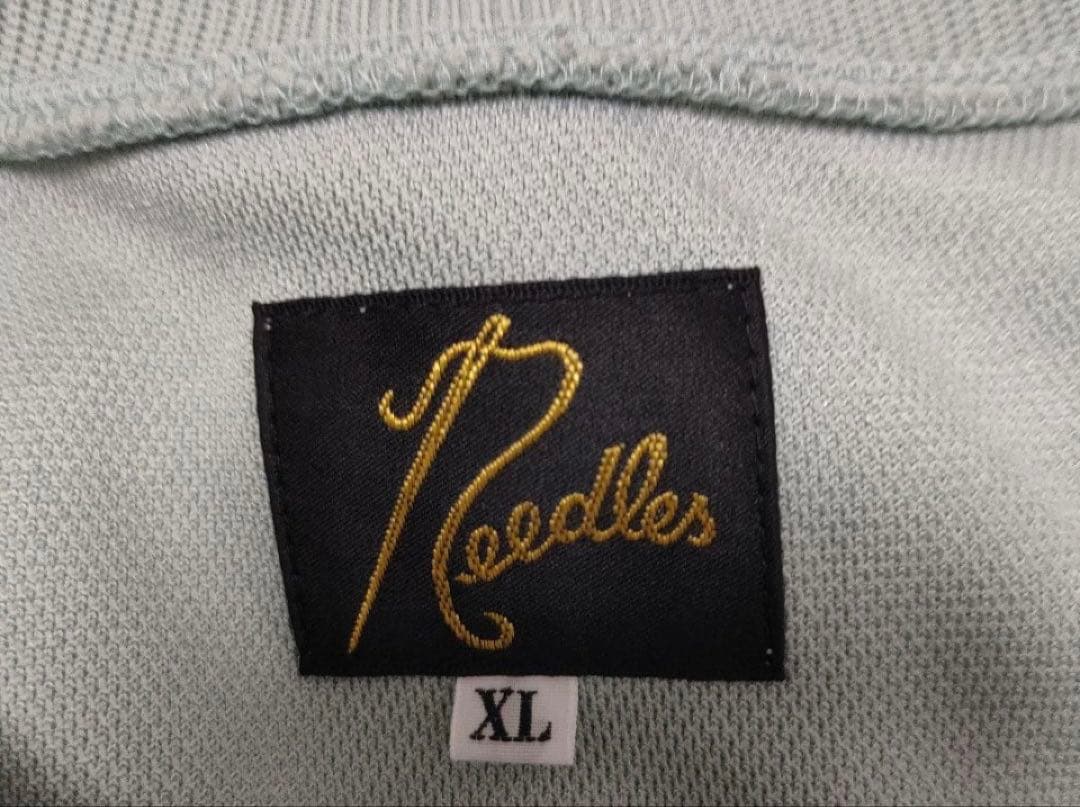 25ss ニードルス[NEEDLES]トラッククルーネックシャツ　サックス　XL