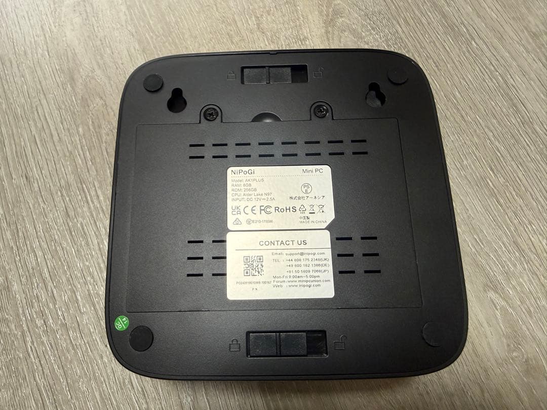 ミニPC Intel n95 コンパクトデザイン