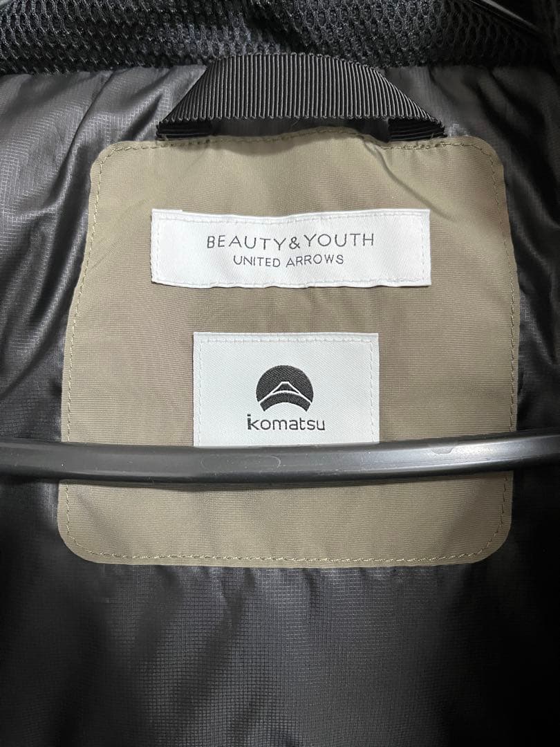 BEAUTY&YOUTH /小松マテーレ　ナイロン アライドダウンジャケット