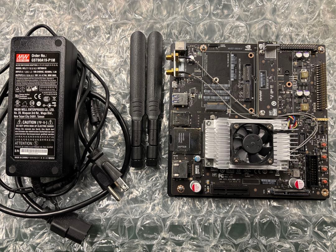 NVIDIA Jetson TX1 開発者キット ACアダプター アンテナセット