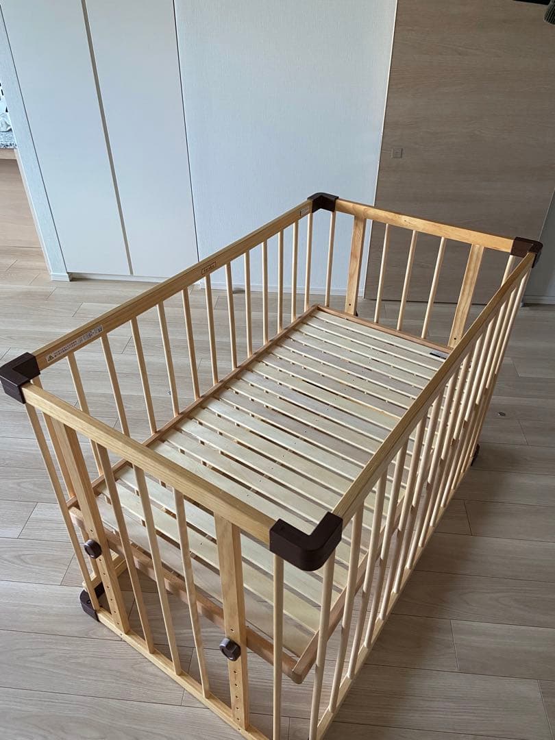 farska ベッドサイドベッド03 ベビーベッド ナチュラル