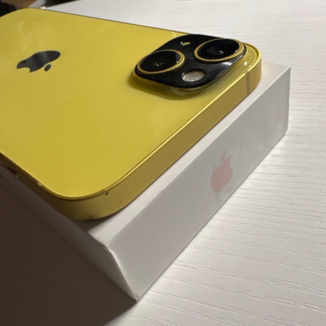 iPhone14 128GB イエロー SIMフリー 極美品