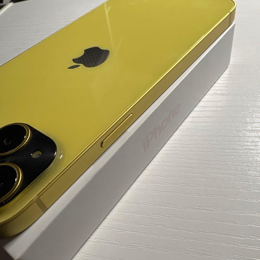 iPhone14 128GB イエロー SIMフリー 極美品