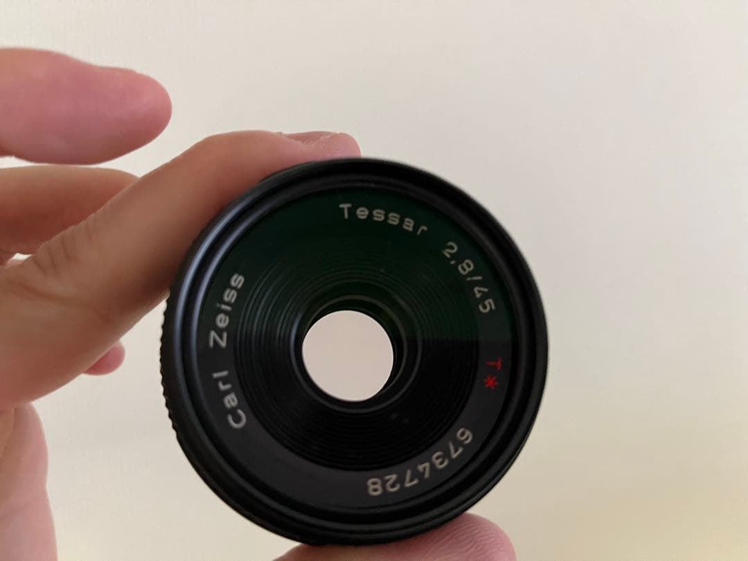 レンズ(単焦点) CONTAX Carl Zeiss Tessar 45mm F2.8 T*