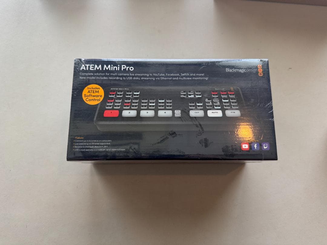 Blackmagic Design スイッチャー ATEM Mini Pro
