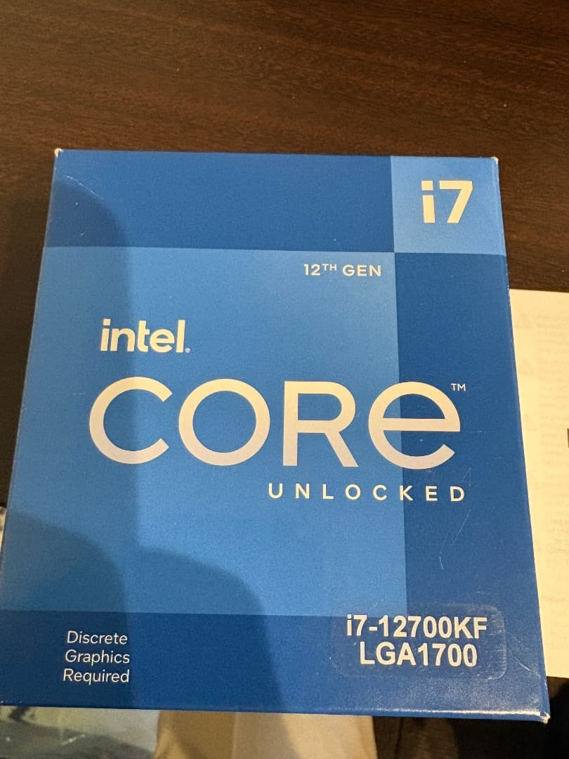 CPU Core i7 12700KF