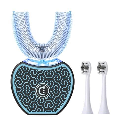 電動歯ブラシ 音波振動歯ブラシ 自動歯磨き 360°U型 怠け者歯ブラシ IPA