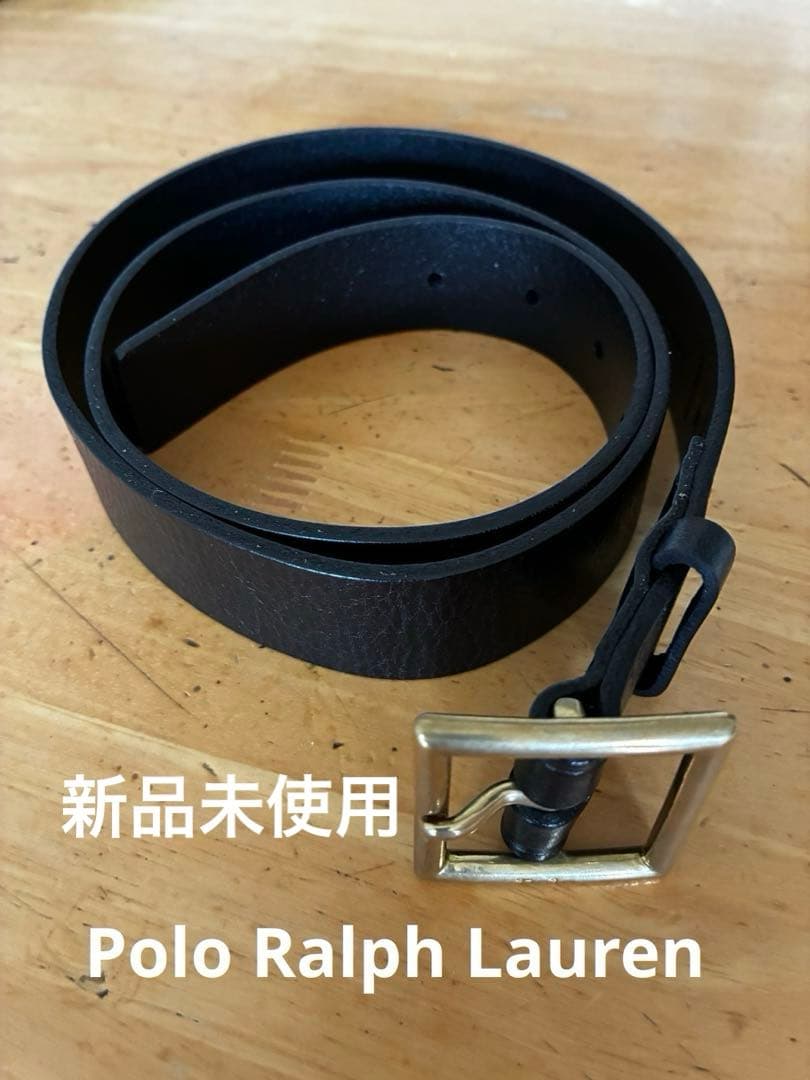 Polo Ralph Lauren ブラックレザー新品未使用