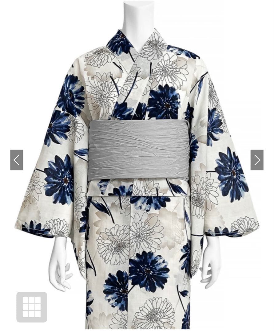 GRL ガーベラ浴衣セット+ 下駄+ 兵児帯セット