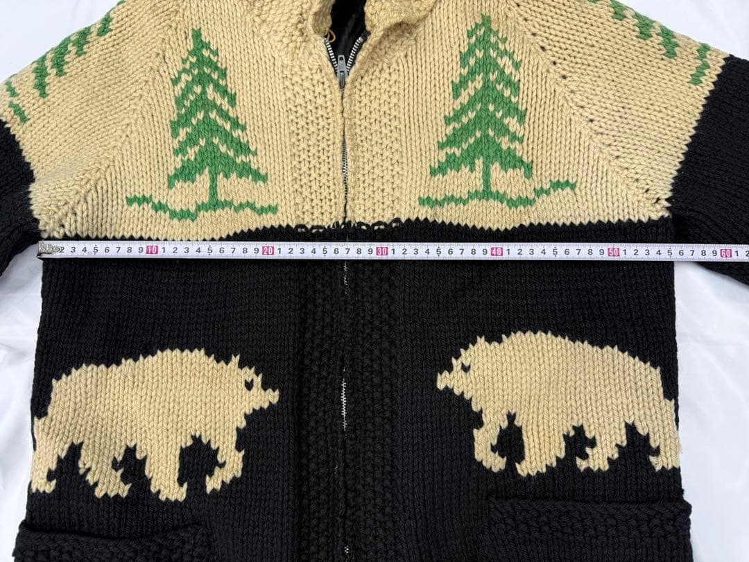 カウチンセーター　ビンテージ　古着　サイズL相当