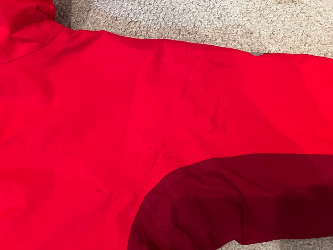 【美品】mont-bell（モンベル）子ども用 スノーウェア 120cm 赤