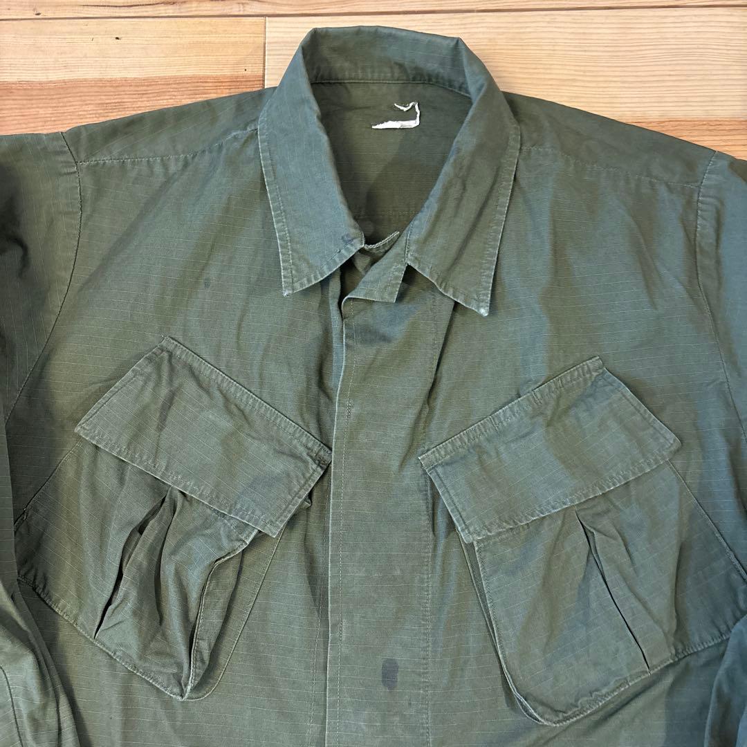米軍実物 ジャングルファティーグJKT 68年 4th L-R程 ヴィンテージ