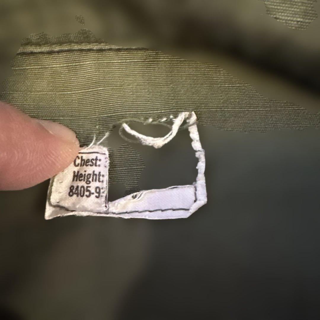 米軍実物 ジャングルファティーグJKT 68年 4th L-R程 ヴィンテージ