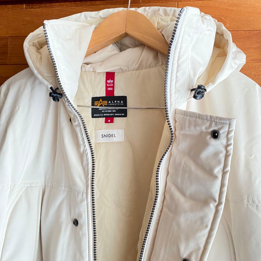 【SNIDEL × ALPHA】 スナイデル アルファ ロングモンスターパーカー