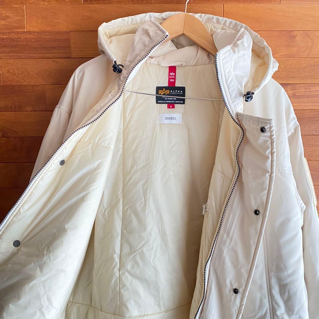 【SNIDEL × ALPHA】 スナイデル アルファ ロングモンスターパーカー