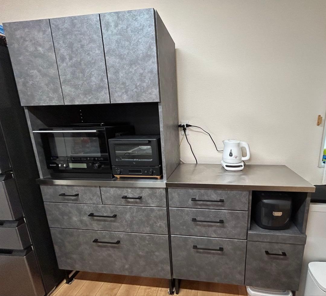 【最終値下げ】食器棚＋キッチンカウンター