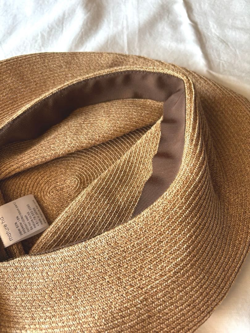 mature ha. ボックスハット　ライトグレー