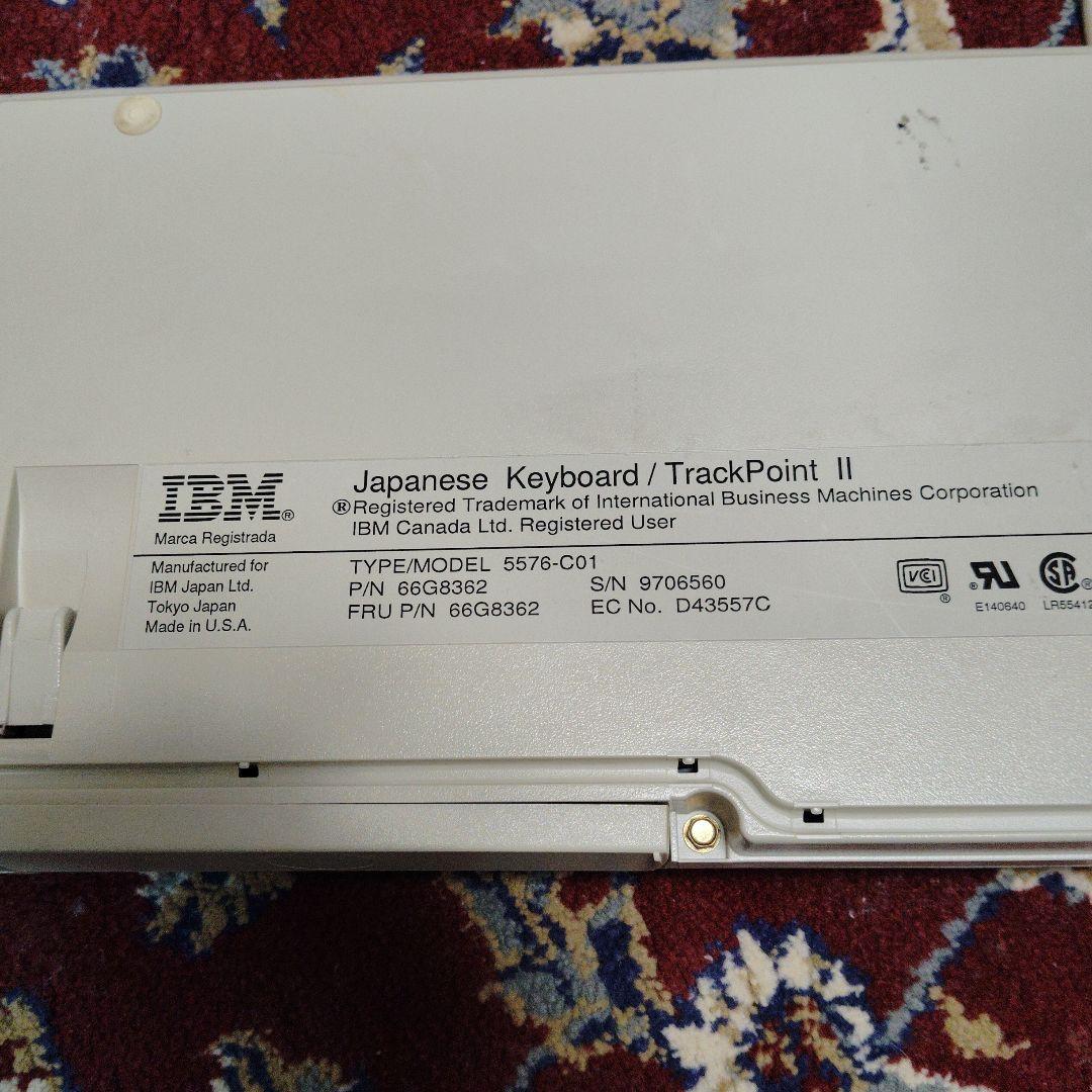 IBM キーボード5576-C01 TrackPoint Ⅱ　レア　動作確認済み