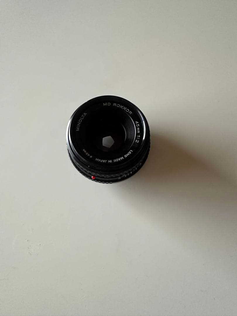 良品　ミノルタ Minolta MD Rokkor 45mm F2 レンズ