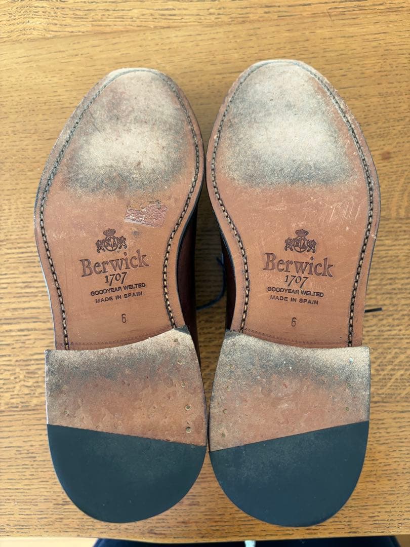 再値下げ‼️美品‼️ バーウィック 3739 ブラウン25cm Berwick